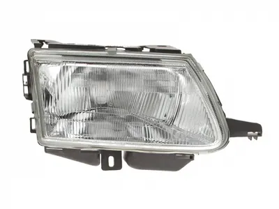 Far Dreapta (H4 W5W, electric, mecanic, fara motoras, culoare insert: argintiu) potrivit CITROEN SAXO
