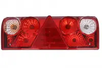 Stop spate stanga EUROPOINT II (24V, reflector triunghiular, conector: 4x SuperSeal 2PIN AMP 7PIN Bayonet) potrivit SCHMITZ
