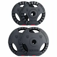 Set discuri Olimpice cu Grip 30 kg - 2 x 5 kg + 2 x 10 kg Ø 50/51mm