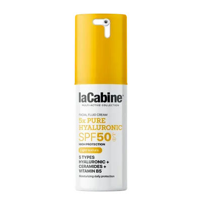 Crema fluida faciala 5x Pure Hyaluronic Light SPF50, 30ml, La Cabine