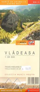 Munții Vlădeasa. Hartă de drumeție - Paperback - ***