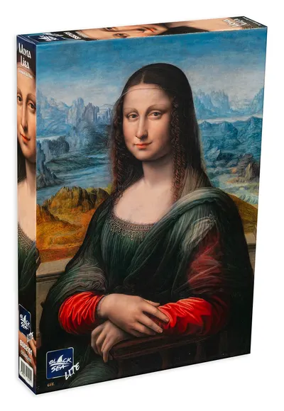 Puzzle Black Sea din 1000 de piese - Mona Lisa, Leonardo da Vinci