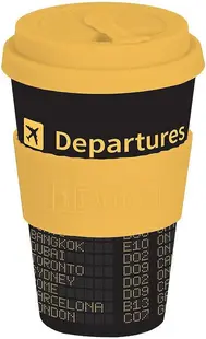 Pahar cu capac I-Total Departures - 435 ml