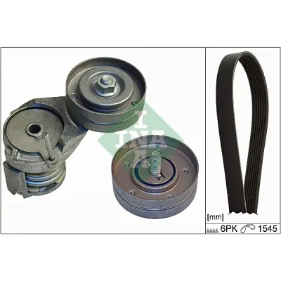 Set curea transmisie cu caneluri INA 529 0108 10