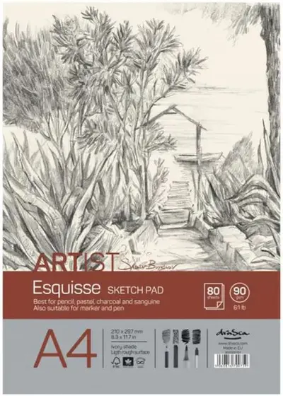 Sketch pad Drasca Esquisse - 80 file, A4