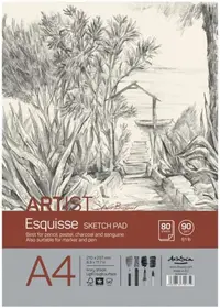 Sketch pad Drasca Esquisse - 80 file, A4