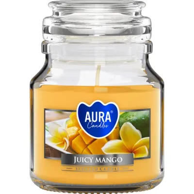 Lumanare Parfumata in Pahar, Juicy Mango, 28 h, Bispol