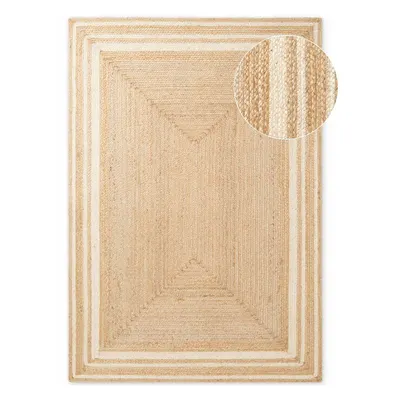Covor crem/în culoare naturală reversibil/țesut manual din iută 120x170 cm Jutta – Hanse Home