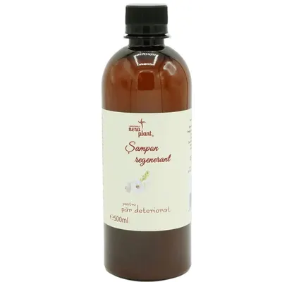 Sampon regenerant pentru par deteriorat, 500ml, Laboratoarele Nera Plant