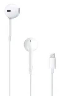 Căști cu microfon Apple - EarPods, Lightning Connector, albe