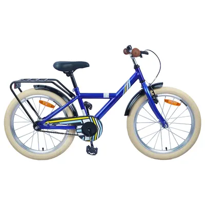 vidaXL Bicicletă pentru Copii 24 Inci pentru 8-12 ani Albastru închis