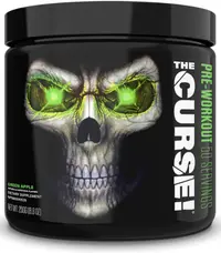 The Curse Pre-Workout, măr verde, 250 g, JNX Sports