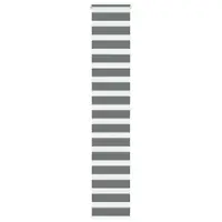 vidaXL Jaluzea tip zebra gri închis lățime țesătură 35,9 cm poliester