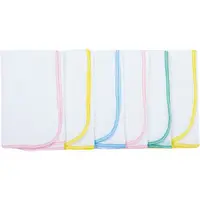 Set 6 scutece tetra Bubaba din bumbac cu multiple intrebuintari 40x40 cm 0 luni+ Multicolor
