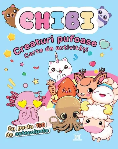Chibi. Creaturi pufoase. Carte de activități - Paperback - ***