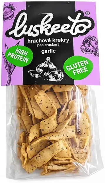 Snack proteic cu usturoi, fără gluten, 70 g, Luskeeto