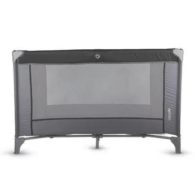 Patut pliabil cu un singur nivel de inaltime Coccolle Notte, Geanta transport inclusa, Dimenisune interioara 120x60 cm, Ideal pentru calatorii, Foarte compact la pliere, Greystone