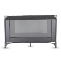 Patut pliabil cu un singur nivel de inaltime Coccolle Notte, Geanta transport inclusa, Dimenisune interioara 120x60 cm, Ideal pentru calatorii, Foarte compact la pliere, Greystone