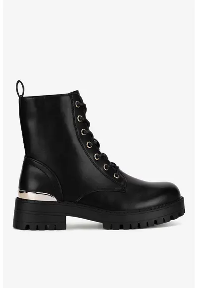 Ghete dama 5905588882367 - Sintetic - Negru - Negru