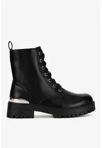 Ghete dama 5905588882367 - Sintetic - Negru - Negru