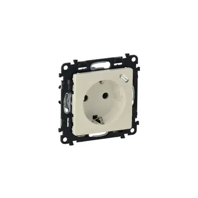 2P+E + USB Type C mixed priza Valena Life cu Capac - Ivory