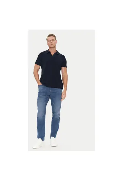 Tricou polo barbati Joop Jeans - 10019354 30045767 - Bumbac - Bleumarin - Bleumarin