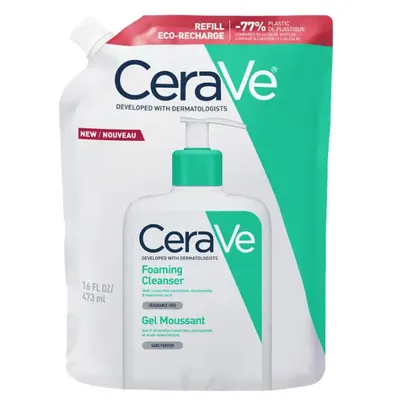 Gel de curatare spumant pentru ten normal-gras - Rezerva, CeraVe | 473 ml
