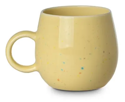 Cană Estia - Speckle Pop, 480 ml, galben
