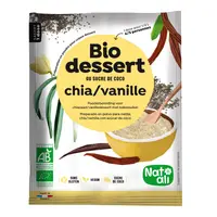 Desert cu chia si vanilie, bio, 40g, Nat-ali