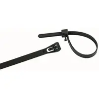 COLIER CABLU NEGRU cu deschidere 7,2×300