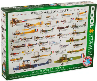 Puzzle Eurographics de 1000 piese –Avioane militare din Primul razboi mondial