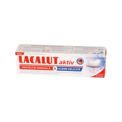 Pasta de dinti Lacalut Aktiv | 75 ml