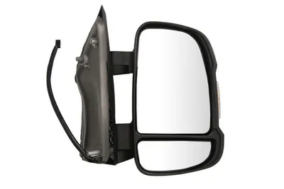 Oglinda laterala Dreapta electric, convexa, incalzita, mic de statura, bec w16w potrivit CITROEN JUMPER I, JUMPER II; FIAT DUCATO; PEUGEOT BOXER dupa