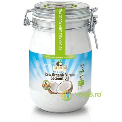 Ulei de Cocos Premium Raw Ecologic/Bio 1L
