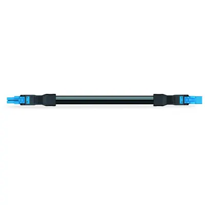 pre-assembled interconnecting cable; B2ca; Socket/plug; 2-pole; Cod. I; 3 m; 1,50 mm²; blue