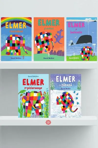 Pachet Primele cărți cu Elmer - David McKee