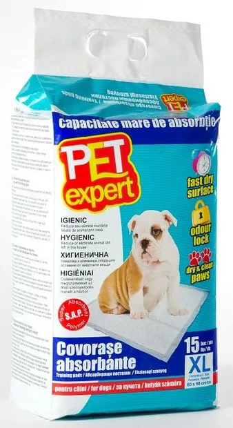 Pet Expert Covor Absorbant L 60X6cm/15 Buc