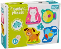 Puzzle Trefl 4 in 1 - Little Animals