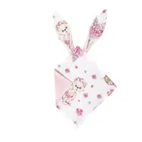 Jucarie textila senzoriala, MimiNu, Moale, Cu doua fete, 30 x 30 cm, Din catifea si bumbac, Materiale certificate Oeko Tex Standard 100, Design, Pink Ballerina