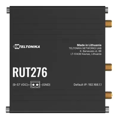 Router Wireless Teltonika RUT276, 5G, WI-FI 4, 1xWAN, 1xLAN