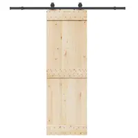 Gossi set feronerie pentru usi glisante, negru, 200 cm, otel