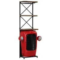 Gossi dulap de vin design tractor 49x31x172 cm lemn masiv de mango