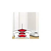 unghi interior 80-100° - pentru 50x145 capac flexibil snap-on DLP trunking - alb