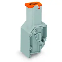 Transformer fuse terminal block; for fuse 6.35 x 32 mm; CAGE CLAMP® connection for conductors; 22.5 mm wide; 4,00 mm²; gray