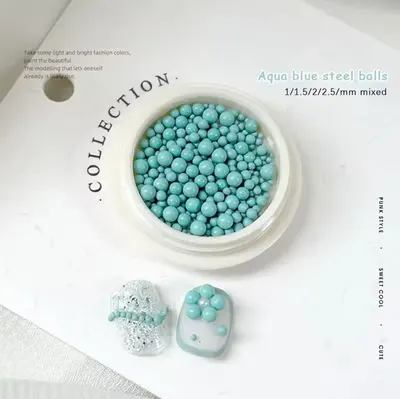 Decor unghii Bubble Baby Blue 06