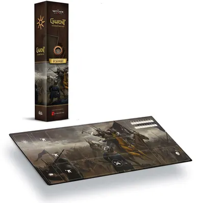 Pad de joc de cărți No Loading Games - Gwent Nilfgaard Playmat, 73 x 29 cm