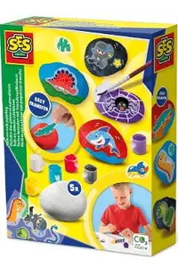Set creativ: Pictura pe piatra si tehnica Rub
