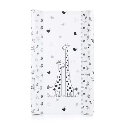 Suport de infasat cu baza dura 50 x 80 cm Chipolino Comfort 2025 Girrafe Gri