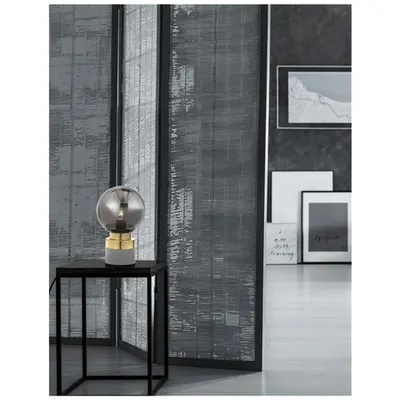 Veioza JULIET Smoke Gray Sticla Brass & G ray Metal Baza LED E14 1x5 Wat 230 Volt IP20 Fara bec