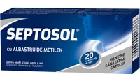 Septosol cu albastru de metilen, 20 comprimate de supt, Biofarm